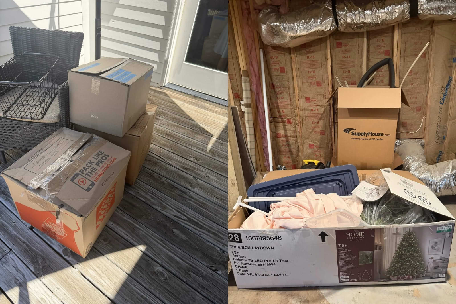 An example of some of the items we remove during a junk removal service